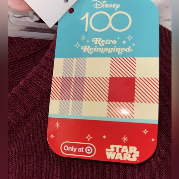 Nice Disney 100 Star Wars Darth Vader Ugly Christmas Sweater Mens New - Picture 13 of 15